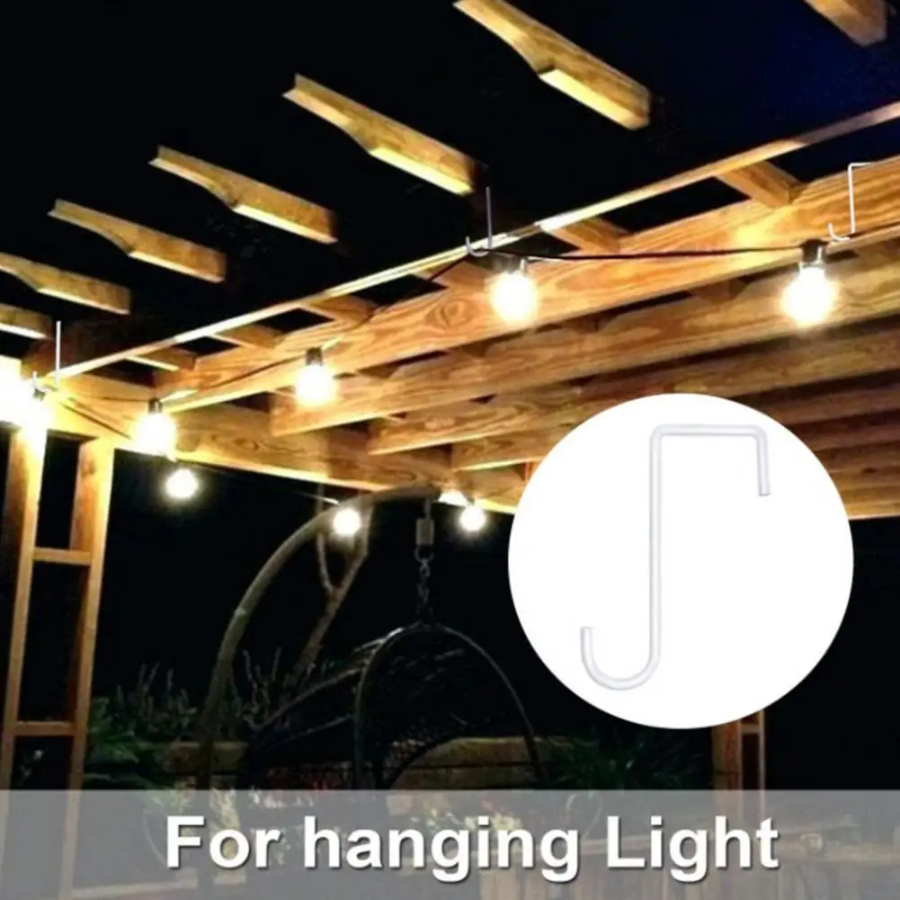 6 шт. крючок для забора J-образный простой в использовании Легкий