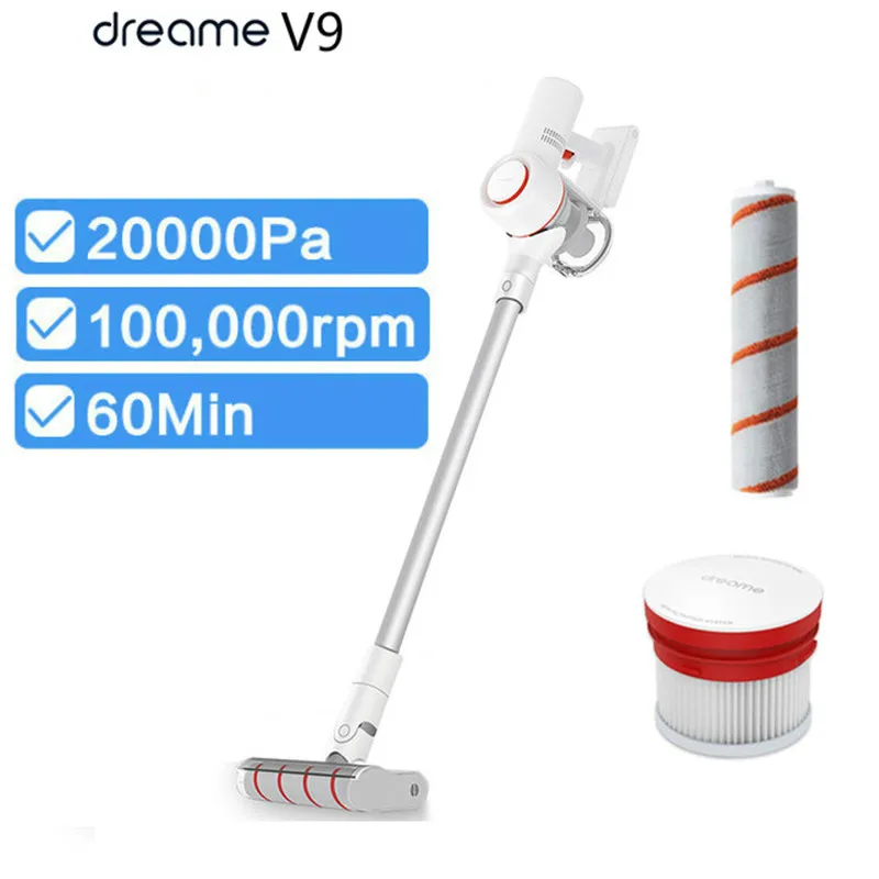 Dreame V9 Ручной беспроводной пылесос робот Циклон 20000 ПА супер всасывающие клещи