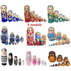 Матрешка деревянная, 5710 слоевнабор, 9 моделей