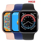 Смарт-часы HW28 для мужчин и женщин, часы с Bluetooth сделай сам, фитнес-браслет для лица, смарт-браслет PK IWO HT99 Series 6