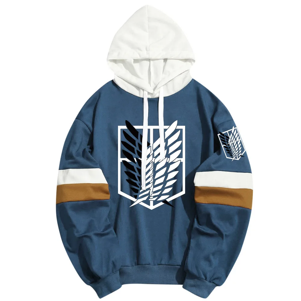 Толстовка унисекс с капюшоном Атака Титанов | Тематическая одежда и униформа