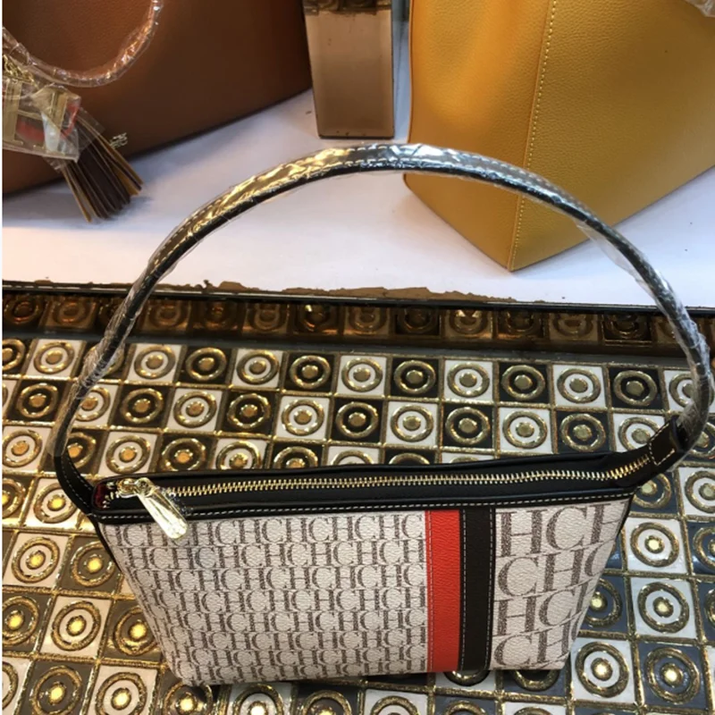 

100% Genuine Leather CH Print Handbag 2021 New Fasion Famous Luxury Brand Ladies Purses and Crossbody Shoulder Bags Sac Luxe Cc