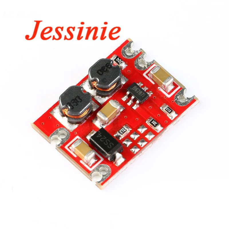 2pcs S09 DC-DC Automatic Buck Boost Power Module Step Up Down Board Input 3V-15V Output 3.3V/4.2V/5V/9V/12V Electronic DIY PCB - купить по