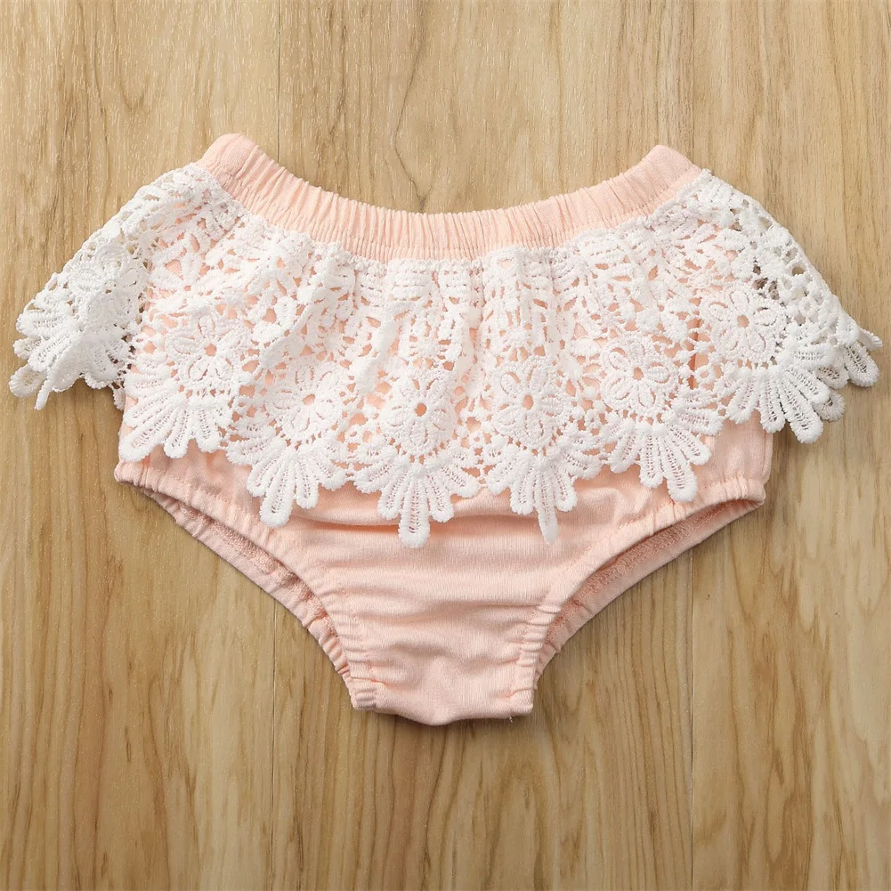 

Sweet Baby Girl Newborn Summer Off Shoulder Butterfly Sleeve T Shirt + Shorts Lace Pants Outfits + Headband