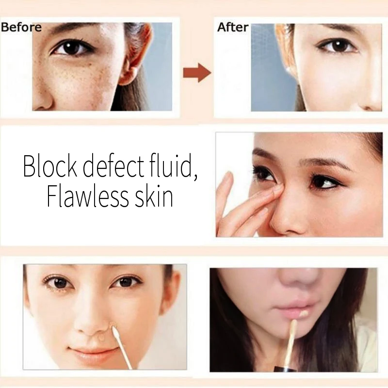 Lulaa лица консилер контроль масла жидкий макияж Темный акне крем-основа косметика