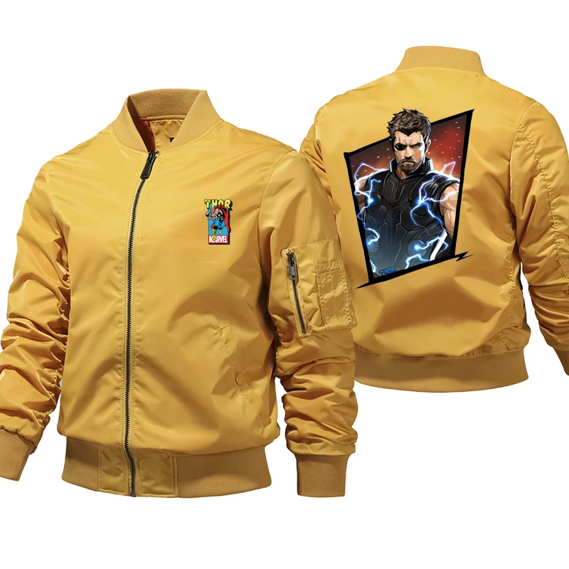 Мужская куртка-пилот в стиле милитари | одежда