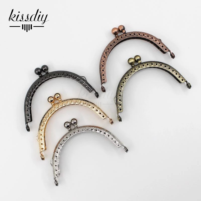 KISSDIY 30 шт. оптовая продажа 8 5 см металлическая рамка кошелек с двумя шариками