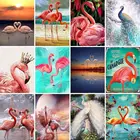 GATYZTORY Набор для алмазной вышивки с фламинго, животные, стразы, мозаика, вышивка крестиком, ручная работа, подарок, домашний декор