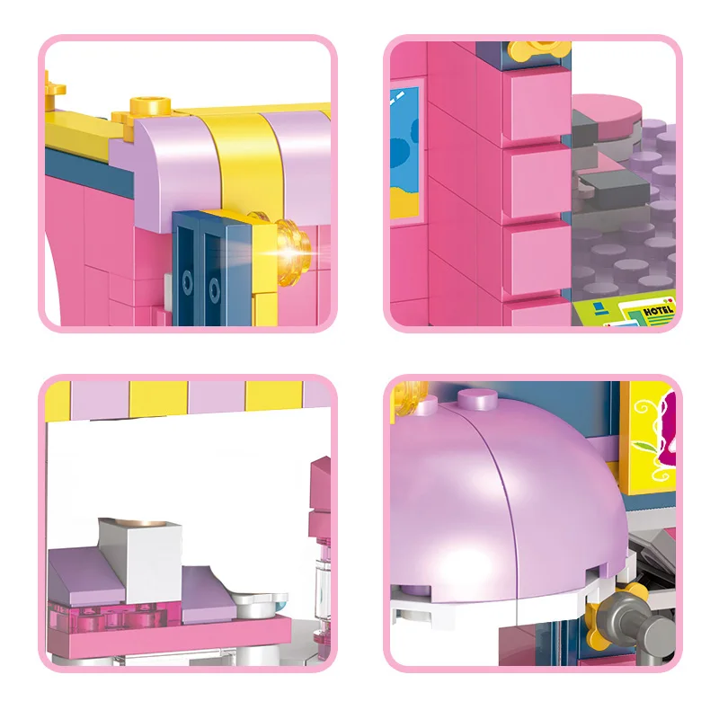 686 шт друзья город Парикмахерская строительные блоки Совместимые Друзья Девушки