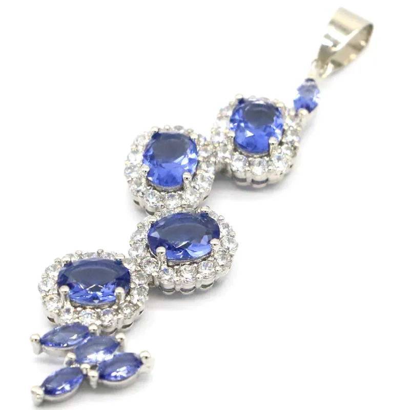 Женский кулон из серебра 925 пробы 65x18 мм | Украшения и аксессуары