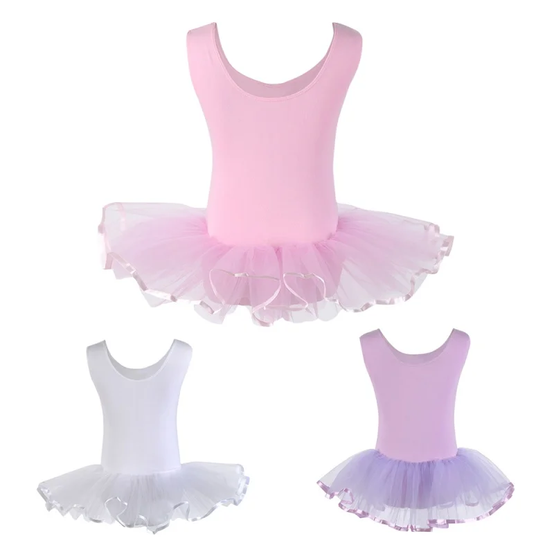 

Toddler Girls Gymnastics Leotard Sleeveless Dance Leotards for Kids Teens Training Biketard Dancewear Practice Costume 22