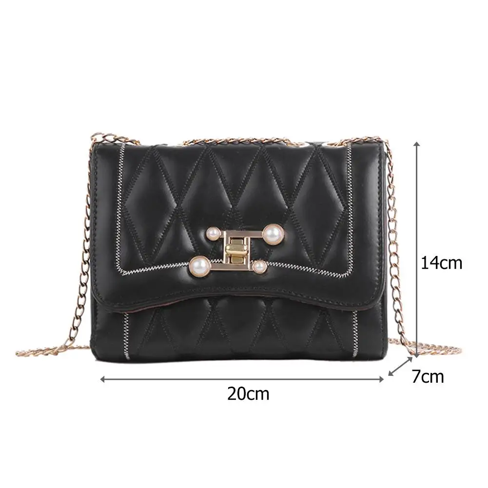 

Hot Sale Handbags Solid Color Leather Crossbody Bag Women Solid Color Small Shopping Shoulder Casual Handbag Shopping