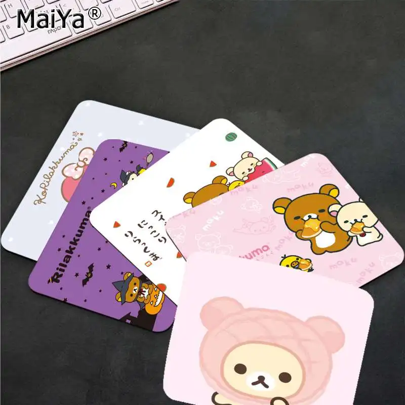 MaiYa Cool New Cute Rilakkuma Bear красивый коврик для мышки в стиле аниме Лидер продаж оптовая