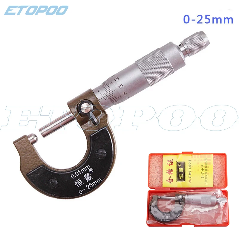 Микрометрические трубки с шаровой головкой 0 25 мм/0 01 мм микрометр для измерения