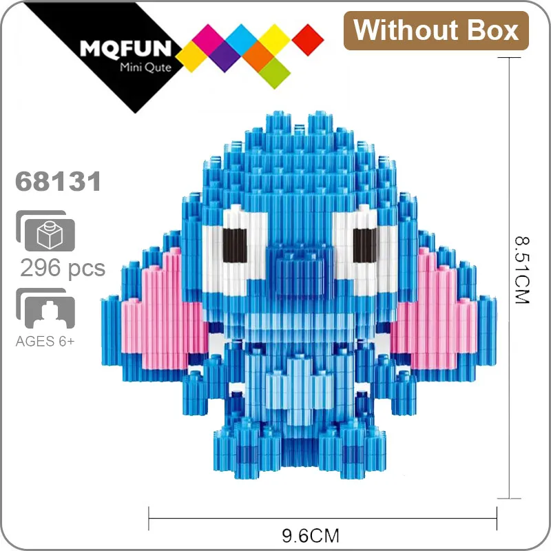 68131 Without Box LInkgo милые аниме из мультфильмов стежка Мини фигурки алмазные мини строительные блоки кирпичи сборки модели образовательных игрушек - Цвет: 68131 Without Box