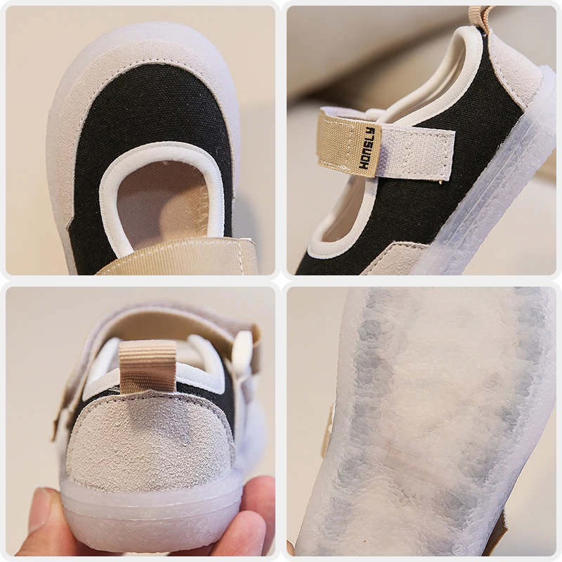 

Kids Shoes Girls Canvas Flats Sneakers Children Spring Autumn Princess Casual Single Shoes Baby Toddler Soft Bottom Mary Jane