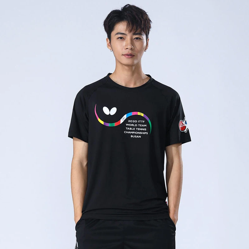 

New Style Short-sleeved Tennis Volleyball Sportswear Quick-drying Breathable Table Tennis Clothing With Logo Printing -40