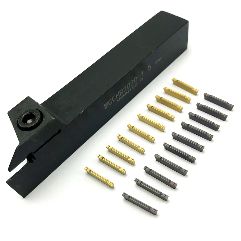 

MGEHR1616-1.5 MGEHR1616-2 MGEHR1616-3 MGEHR1616-4 holder + MGMN150 MGMN200 MGMN300 Grooving Inserts CNC Lathe for Turning insert