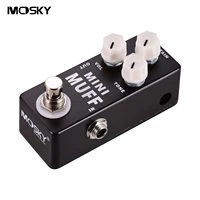 mosky mini muff audio electric guitar bass effects pedal distortion overdrive buffer delay reverb true guitar parts accessories