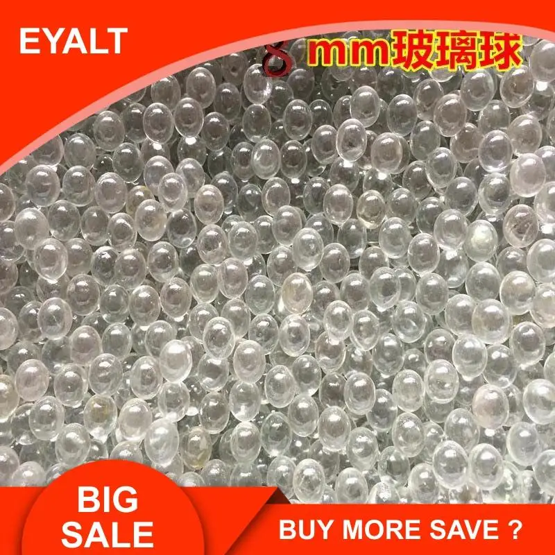 

Eyalt 200pcs Glass Balls 8 Mm Marbles Extra Hyaline Glass BB Balls Outdoor Accessories