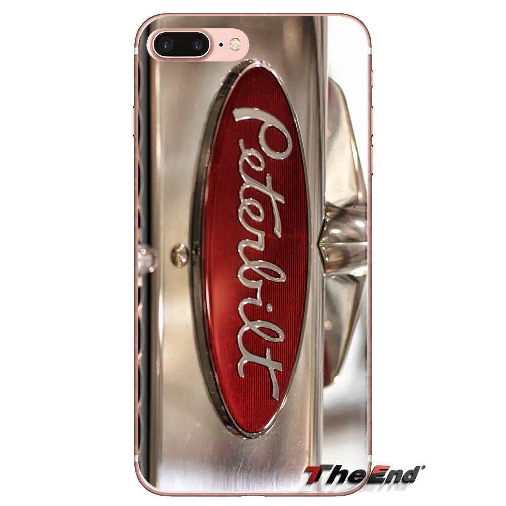 Грузовики peterbilt листового металла автомобиля ТПУ чехол для iPhone XS Max XR X 4 4S 5 5S 5C SE 6 6S