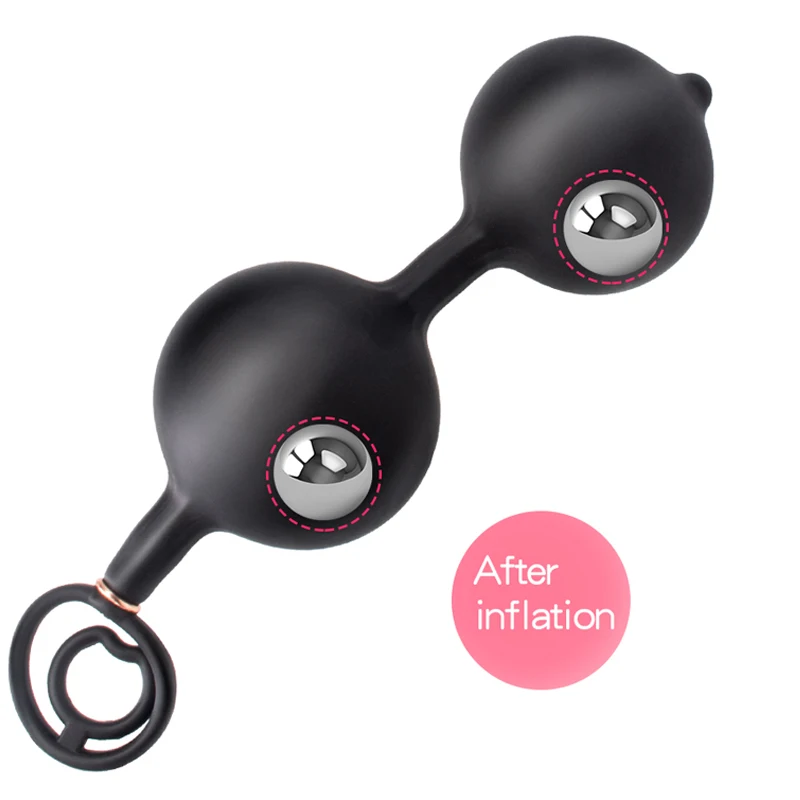 Huge Inflatable Anal Beads Male Prostate Massager Big Butt Plug Anus Expansion erotic Sex Toys For Men Woman Products | Красота и