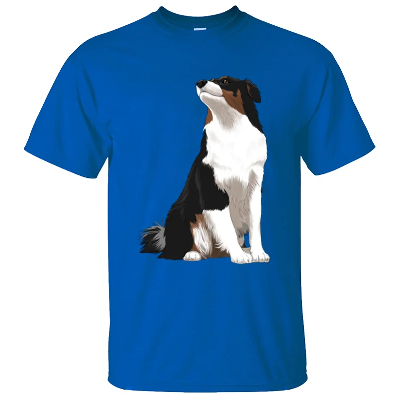 Юморная Австралийская овчарка Футболка мужская 2019 Натуральная футболка с юмором