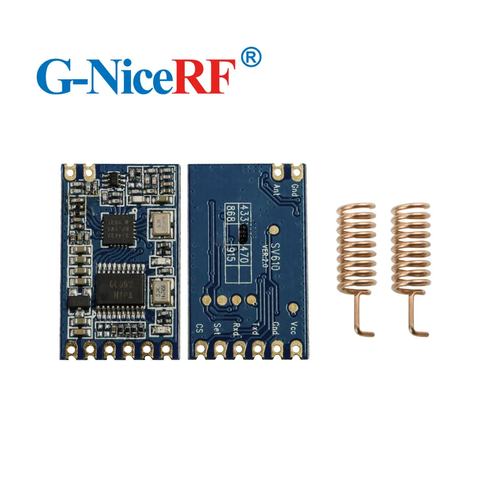Сетчатые Модули приемопередатчика сетевого интерфейса TTL 2 шт./лот SV610-Mesh 868/915 МГц |