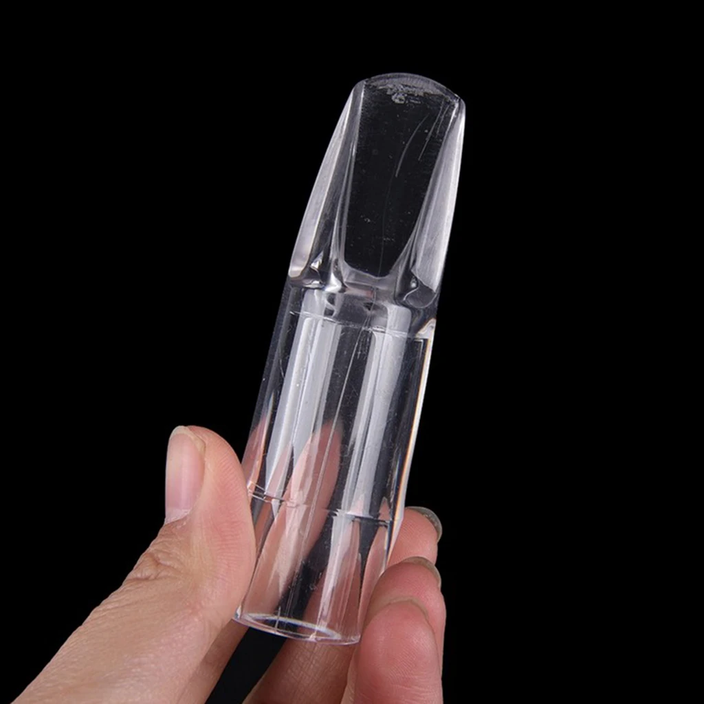 Сопрано Eb альт саксофон мундштук для саксофона прозрачный духовой инструмент