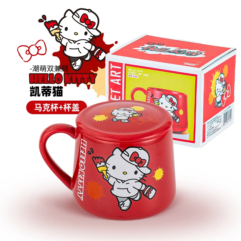 Sanrioed HelloKittys Mymelody помпон Puri KEROPPI Kuromi офисные кофейные чашки для мужчин и женщин