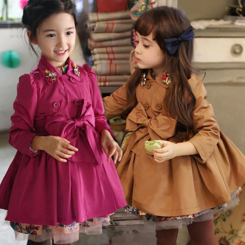 Детское пальто корейская детская одежда для девочек осень-зима 2019 новая куртка