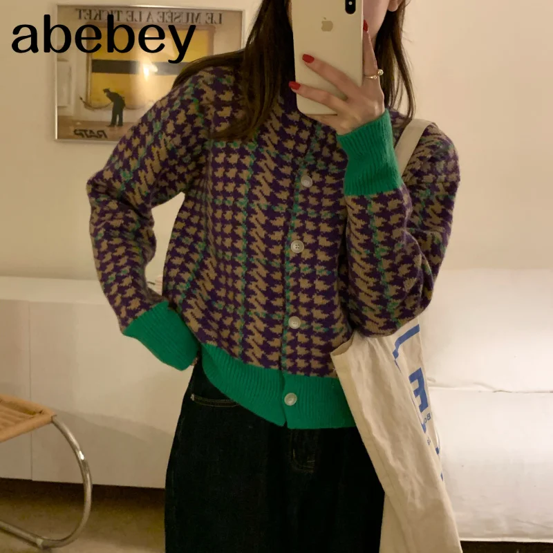 

Женская уличная одежда 2021 стильные женские винтажные НОВЫЕ шикарные элегантные милые свитера с высокой талией