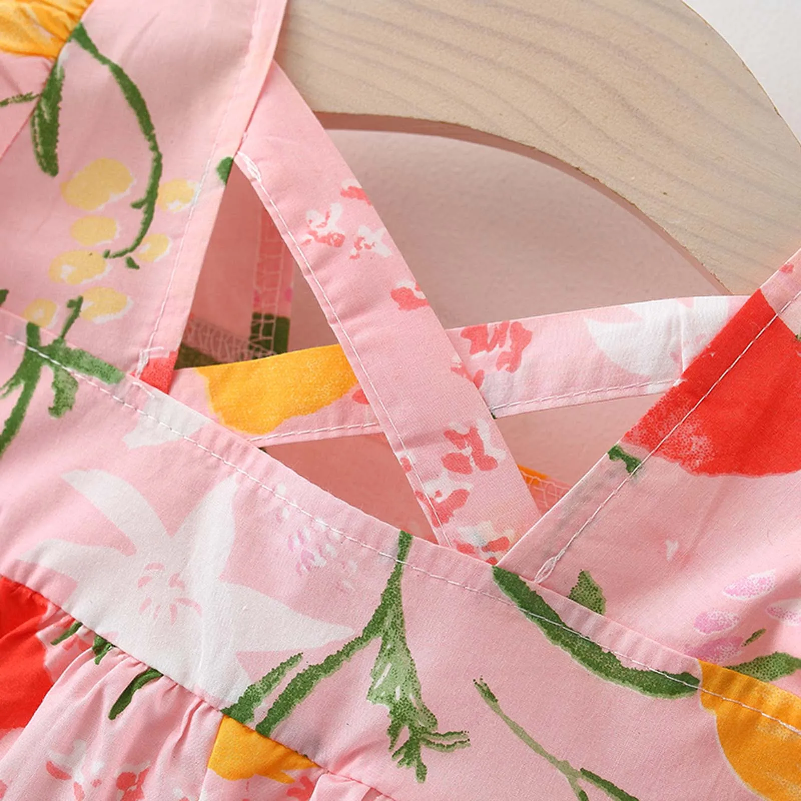 

12-4Y Toddler Child Baby Clothes Girls Summer Dress Solid Color Print Dress Princess dresses girls prinsessenjurken meisjes E1