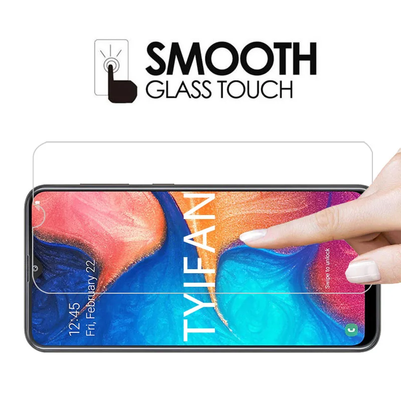 tempered glass phone case for samsung a20 a20e cover Protective Accessories on galaxy e a 20 20a A205F screen protector film |