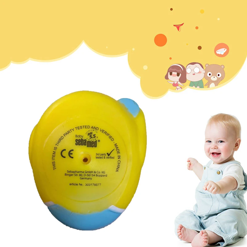 

ESALINK Baby Bath Toy Fun Pacifier Duck Squeaks While Bathing Eco-Friendly Material For Children And Babies