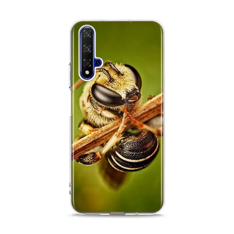 Силиконовый чехол из ТПУ с золотыми сотами honey bee для huawei Honor 10i 9X8X20 10 9 Lite 8 8A 7A 7C Pro Lite чехол для телефона