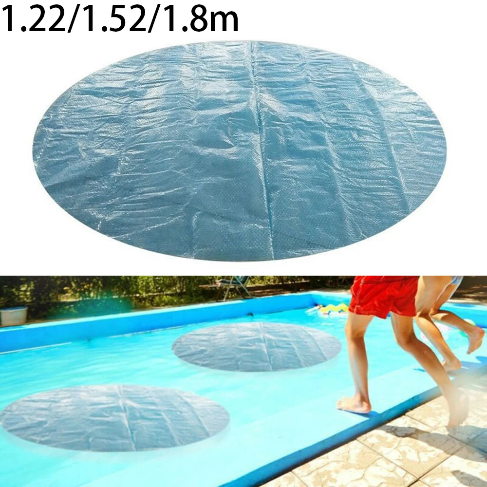 

Heat Pool Cover Retaining Drain Holes Covering PE Blue Accessory Solar