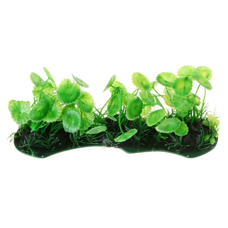 Aquarium Plants Artificial Plastic Fish Tank Decoration Ornament Lifelike Green Accessories for All | Дом и сад