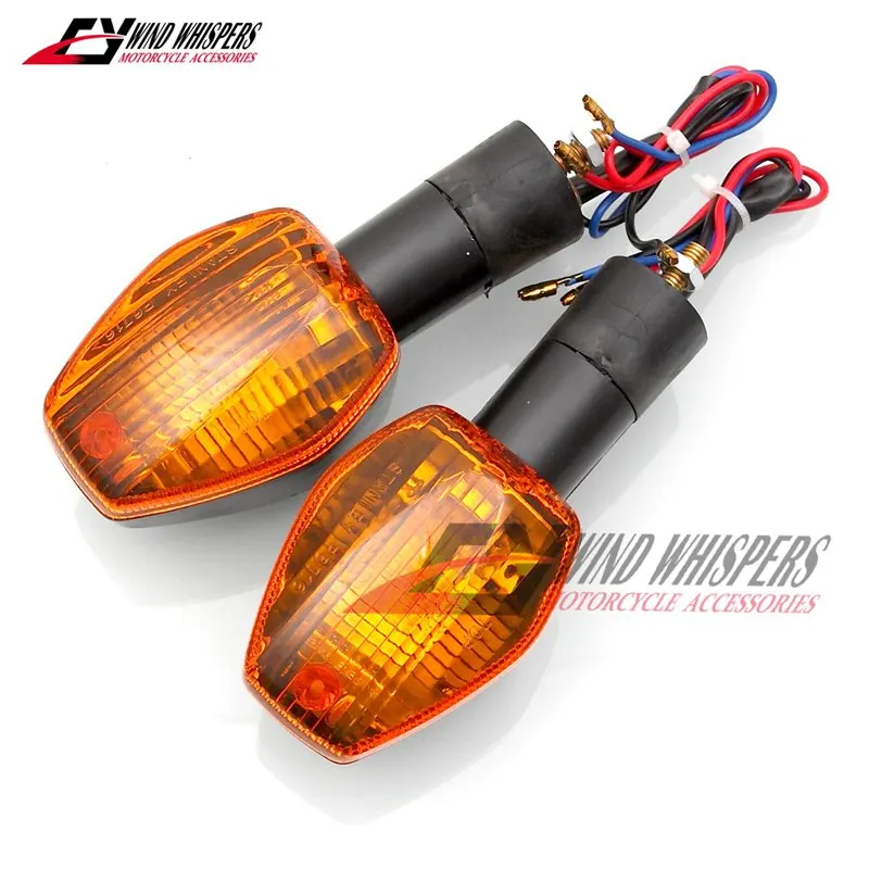 Поворотники индикаторы лампы для Honda CB400 CBR600 F4i F5 CBR600RR CB900 Hornet 919 CBR900 929 954 VTR1000 CBR1000RR - Цвет: Orange 1 PAIR