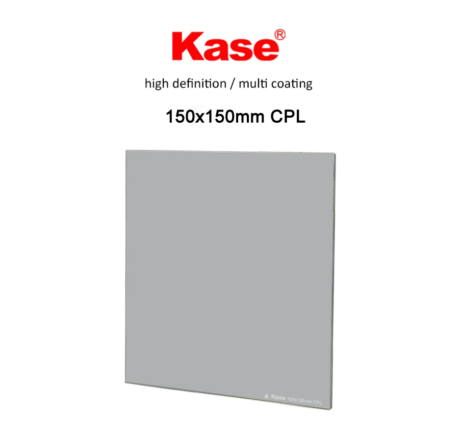 Kase 150x150 мм CPL HD многослойный квадратный поляризационный фильтр для объектива