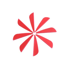 50 шт., пластиковые фургоны с перьями для стрел, 1,75 дюйма, для стрельбы из лука, сделай сам, оперение лопасти, стрелки могут сочетаться с yourslef