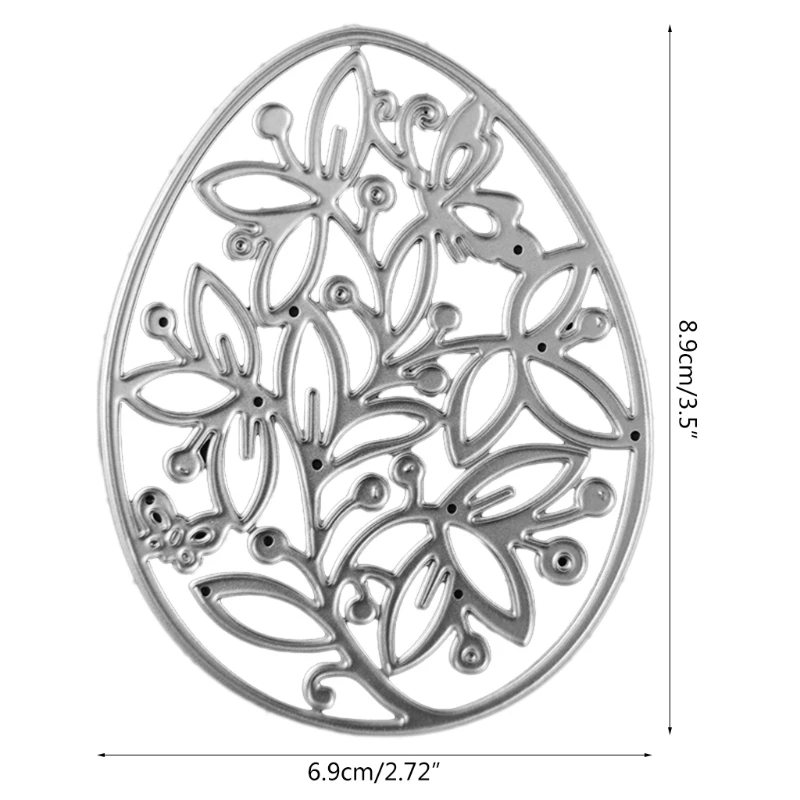 

Hollow Flower Egg Metal Cutting Dies Stencil Scrapbooking DIY Album Stamp Paper Card Embossing Decoration Craft