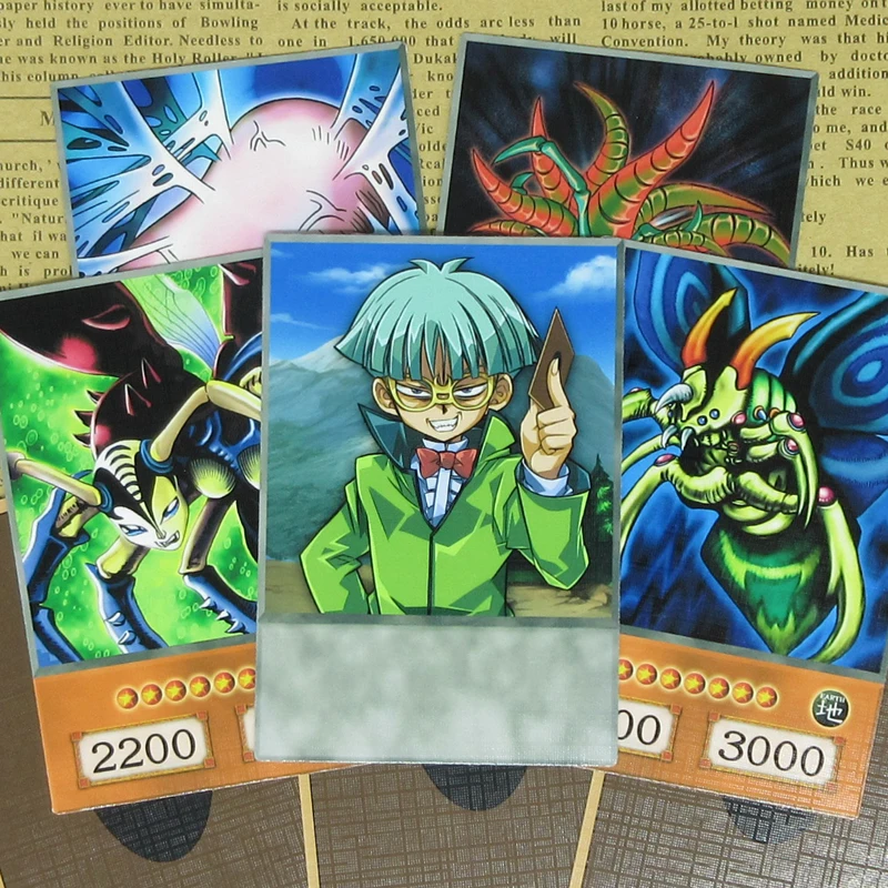 8 шт./компл. карточки в стиле аниме Weevil Underwood Yugioh DM классический злодейский