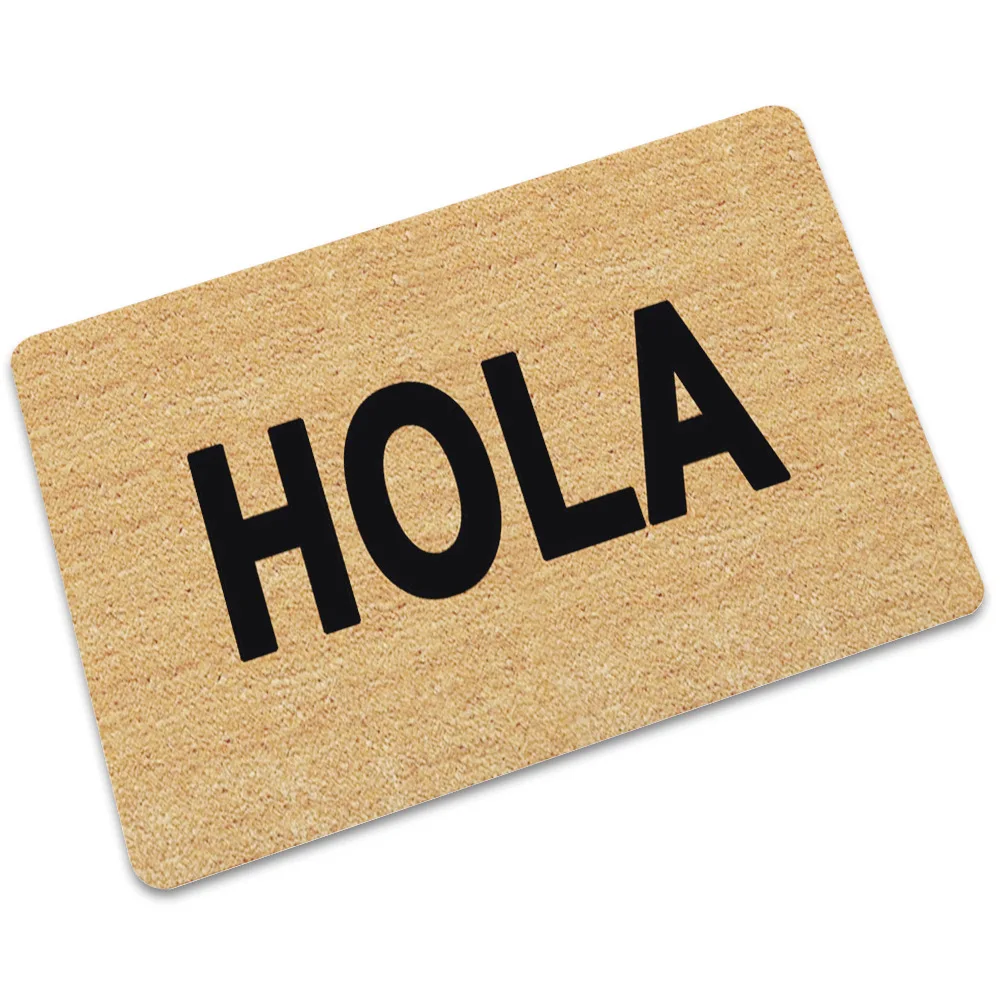 Индивидуальный нескользящий напольный коврик с надписью Придверные коврики