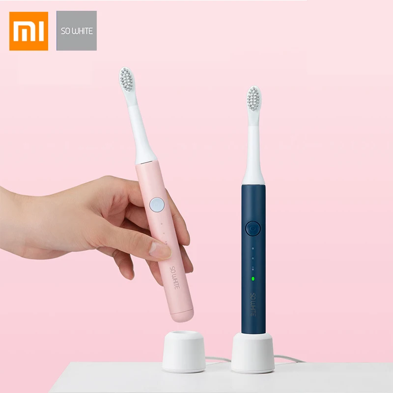 Xiaomi электрическая зубная щетка звуковая USB зарядка обновленная для взрослых