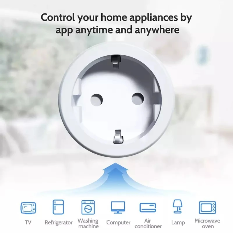 Умная вилка Wifi Пульт дистанционного управления Мини розетка Голосовое управление умная розетка питания ЕС вилка Suport Alexa Google Home Mini IFTTT