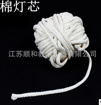 

1M Long Round Cotton Wick Burner For Oil Kerosene Alcohol Lamp Torch Wine Bottle