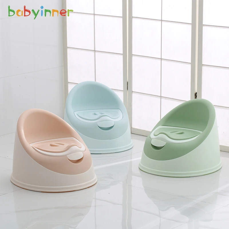 Babyinnner Детский горшок из полипропилена с защитой от брызг|Горшки| |