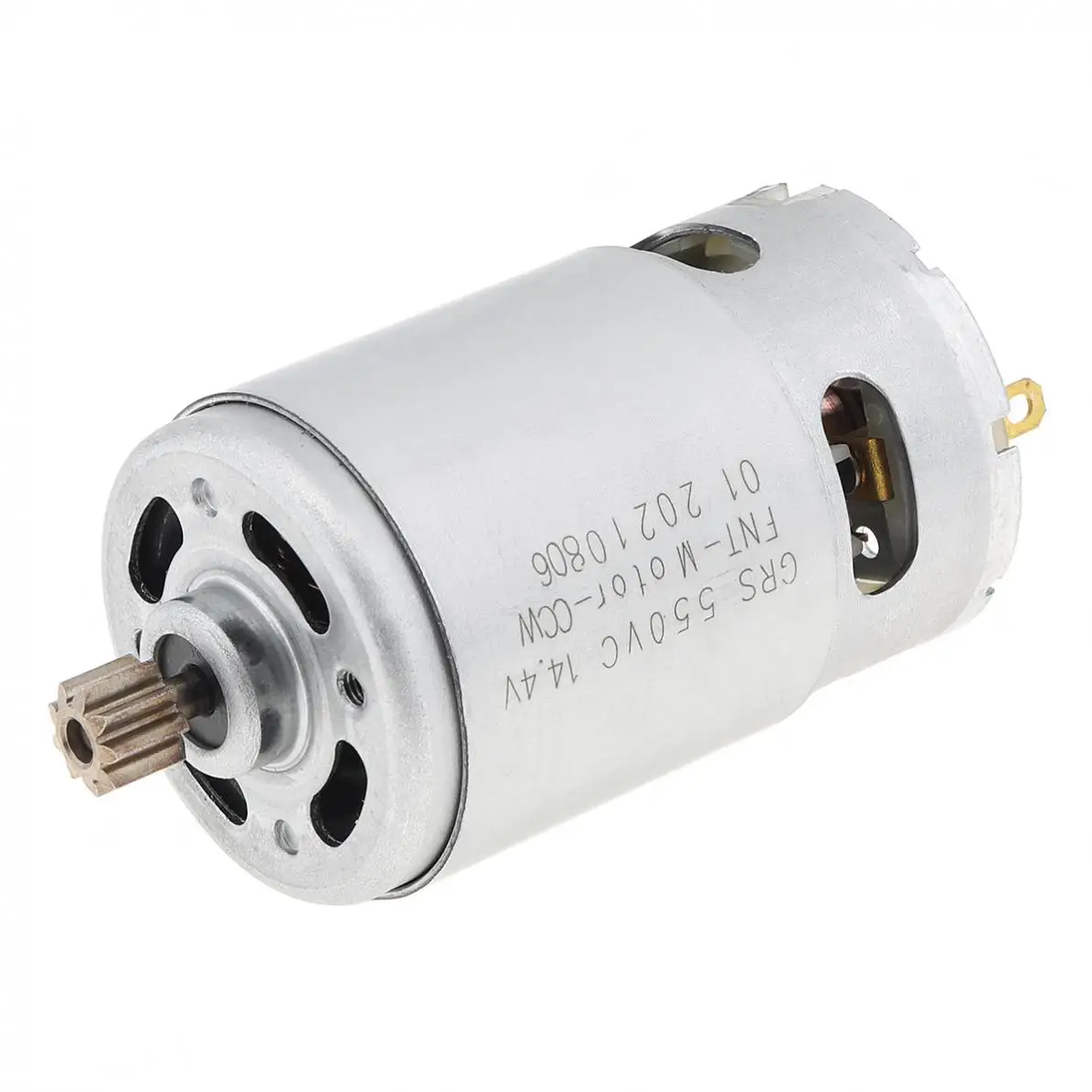 RS550 DC Motor 10.8V 12V 14.4V  16.8V 18V 21V 25V  21500-29000RPM with Single Speed 9 Tooth for Electric Drill / Screwdriver images - 6