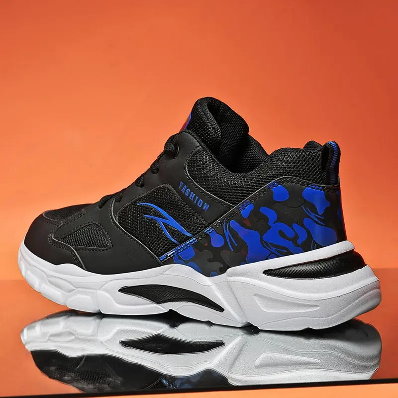 

Big Size Summer Chunky Male Sneakers Sport Man Brand Breathable Running Shoes Women Sports Shoes Men Black Blue Basket GMB-1271